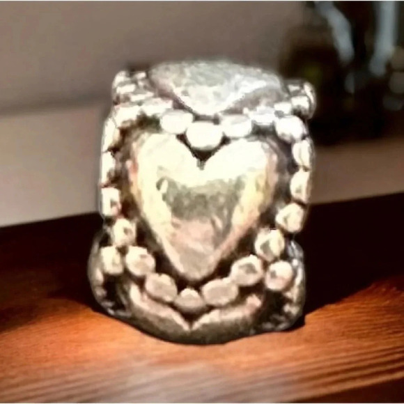 Authentic Pandora Sterling Silver Everlasting Love Charm Bead Hearts ret… - Picture 5 of 5